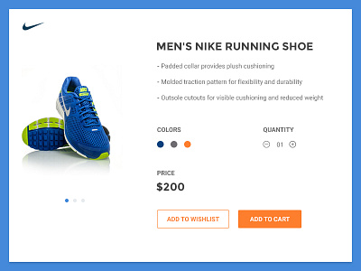 Product Cart card layout cart product product cart shoes uiux