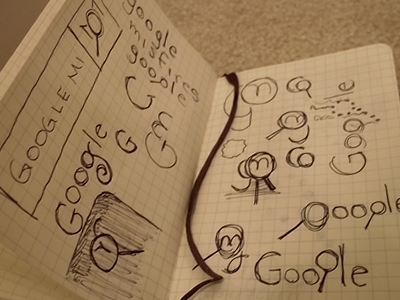 Google Misfires Sketches doodles google logo sketches