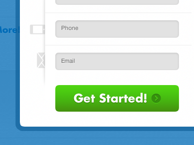 Contact Form button contact form icons modal rounded corners sign up ui