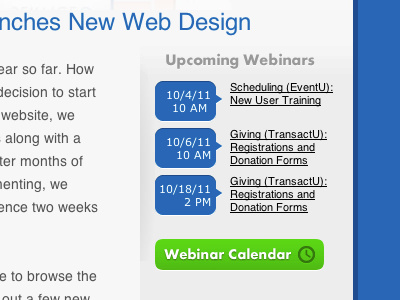 Upcoming Webinars