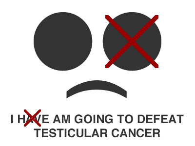I am going to defeat testicular cancer. cancer