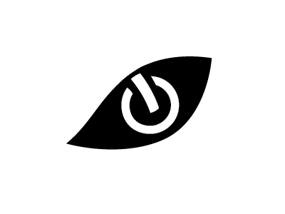 Logo in progress brand eye logo power
