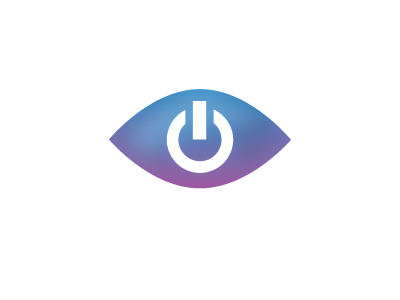 Binary Evolution gradient logo blue brand gradient icon logo mark purple