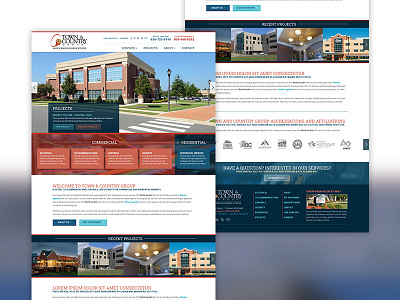 Town And Country Group web design