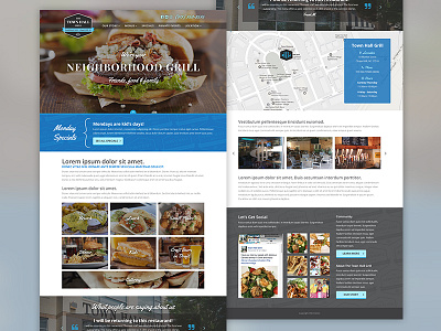 Restaurant Website food food website home page hospitality restaurant restaurant home page restaurant website website