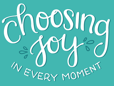choosing joy logo exploration choosing joy feminine hand lettered hand lettering logo