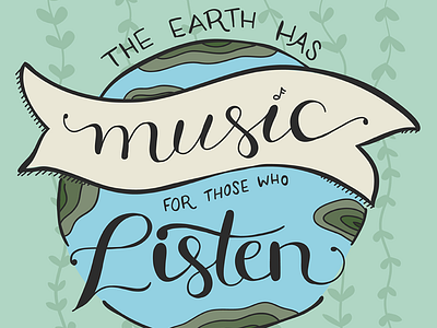 the earth has music for those who listen