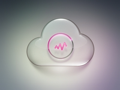 Glass Cloud activity cloud galss icon loading ui ux