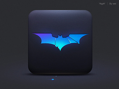 Batman icon batman glass icon ui