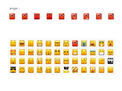 pixels emoticons cute icons phiz