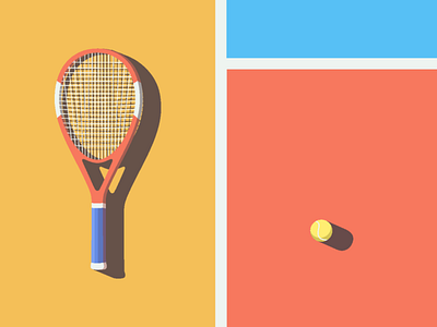 Tennis Puzzle clean design flat flat design graphic design illustration illustrator minimal vector