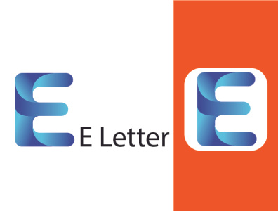 E Letter 3d branding design flat graphic design illustration logo logo animation minimal ui ux vector