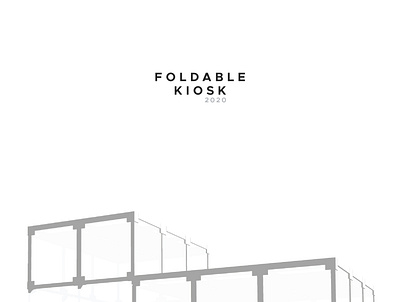 Foldable Kiosk architecture design foldable kiosk