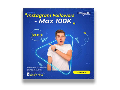 Instagram Marketing Ads design ads banner ads design branding