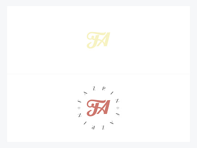 Fazr.in 2015 identity logo modern monogram script simple typography