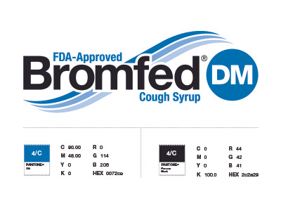 Bromfed DM branding logo pharmaceuticals trademark
