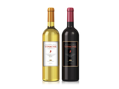 Tinache label packaging wine