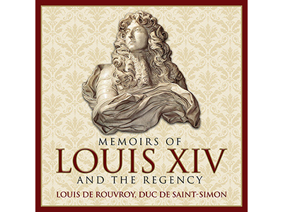 Memoirs of Louis XIV audiobooks cover design graphic design publishing