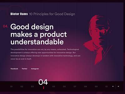 Dieter Ram's 10 Principles for Good Design. Two designs