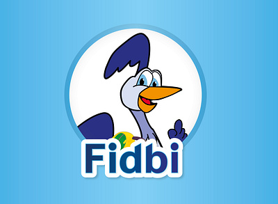 Fidbi - Animation Character animation branding character characterdesign design flat illustration logo minimal typography vector