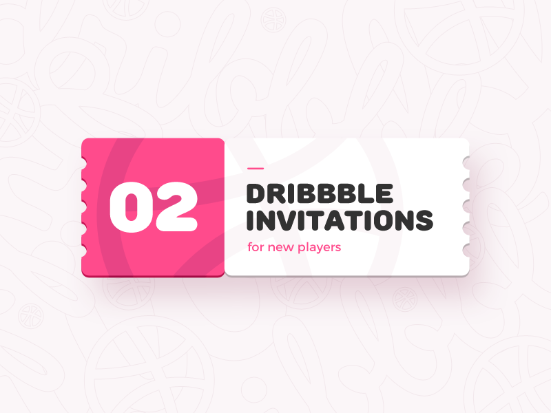 Dribbble Invites hello welcome ticket invitation invites invite dribbble