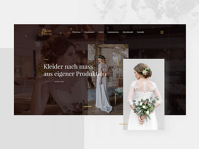 Wedding Dresses design minimal ui uiuxdesign user interface ux web web design website wedding