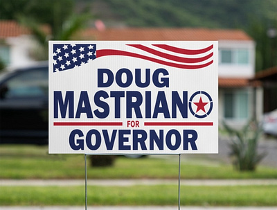 Doug Mastriano For Governor Yard Sign