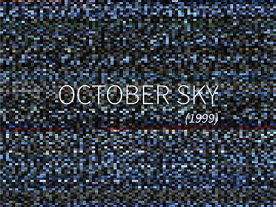 October Sky: Data Visualization d3.js data visualization movie movie mosaics