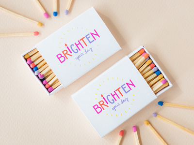 Circadian Collection Matchbox candle packaging cute hand lettering lettering matchbox matches packaging tagline