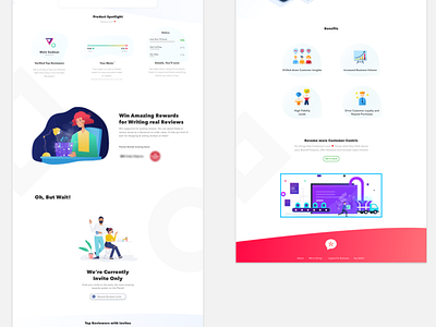 Legoto Landing Page Design illustration landing page ui