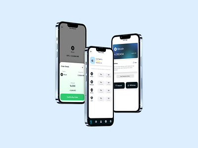 Crypto Wallet App bitcoin branding and identity crypto ether ui user experience user interface ux