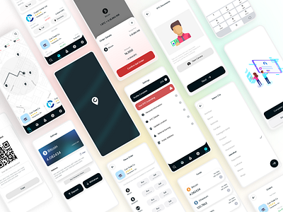 Crypto Wallet Design brand identity branding and identity design illustration ui ux user experience user interface