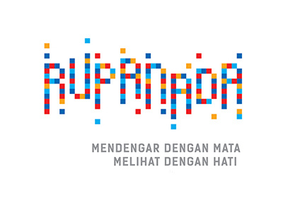 Rupanada event exhibition identity indonesia logo typography