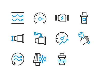 Product & Feature Icons for PMAS icon icon design iconography illustration line icon thstudio ui