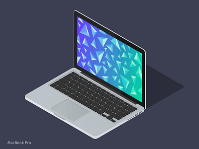 MacBook Pro adobe illustrator apple illustrator isometric isometric design laptop macbook macbook pro
