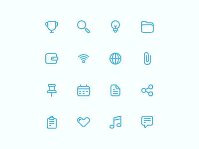 Common Icons: Part 02 design icon iconography line icons