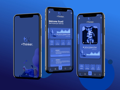 Mindset Education App app design educationapp ui ux