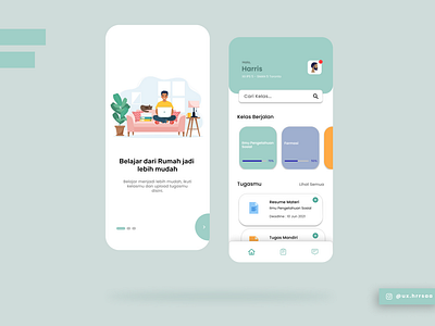 Education App Onboarding & Home page - Ruang Kelas