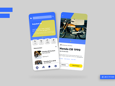 Motorcycle Selling App - UI Design Exploration app design e commerce explorations glassmorphism home ui illustration interface logo motorcycle selling app sell or buy shop ui ux visual design