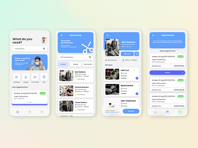 Booking for Service App app design explorations home ui ui ux