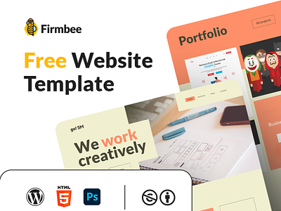 Portfolio website template free website template html template portfolio website template psd template