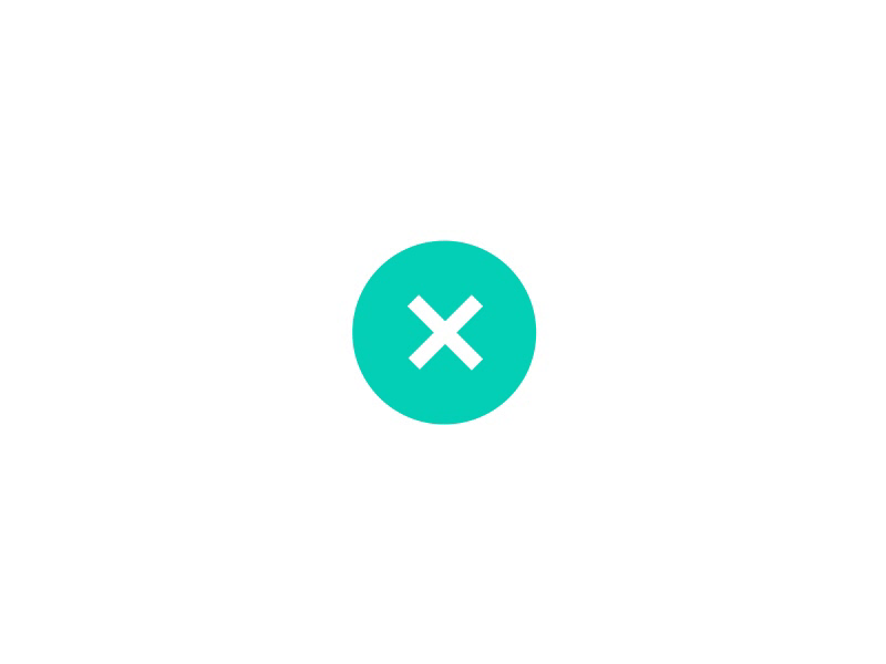 Cancel and back after effects button micro-interaction motion design