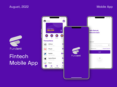 Fundent App design figma fintech illustration ui ui ux ui design uidesign uiux ux uxdesign