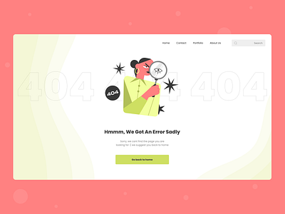 Design of 404 page 3d 404 404design 404page branding clean colorful design dribbble figma illustration logo typography ui uidesign uiux ux uxdesign uxui vector