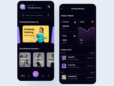 Fitness and Workout App