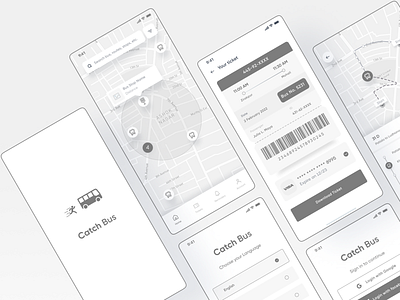 Catch Bus - Wireframes