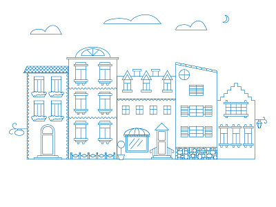 My city design graphic design illustration vector