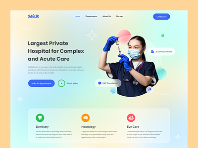 Health Care Landing Page