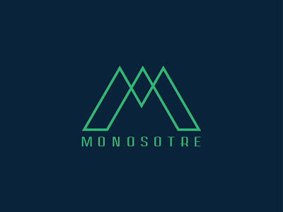Mono Store art branding design flat graphic design icon illustration logo minimal vector