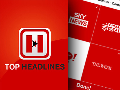 Top Headlines headlines icon iphone app news player